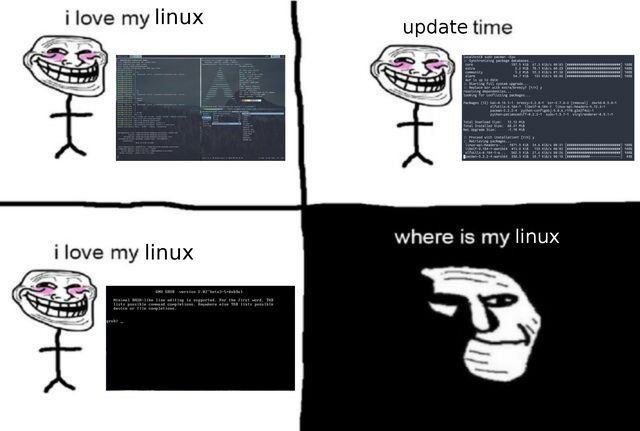 Linux moment